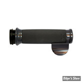 - POIGNEES AVON - AVON CUSTOM CONTOUR GRIPS - TIRAGE ELECTRONIQUE - NOIR / EMBOUT : NOIR / THROTTLE BOSS