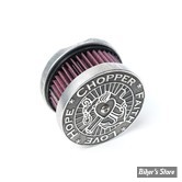 - FILTRE A AIR - WANNABE CHOPPERS - BIGTWIN 93/99 AVEC S&S SUPER E/G - WannaSucker 'CFLH' air cleaner - ALU - MOT SDG 033