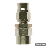 RACCORD - DURITE A SERTIR SUR RACCORD AN3 3/8"-24 FEMELLE - 0° - INOX - 6001-03C