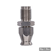 RACCORD - DURITE A SERTIR SUR RACCORD M10 X 1.00  - 0° - INOX - 442-31C