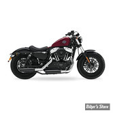SILENCIEUX KESSTECH - SPORTSTER 17/20 1200XS / 120NS / 1200C / 1200CA/CB - 2IN2 3" SLIP-ONS ESE - FINITION : NOIR / EMBOUT : Straightcut Roundend NOIR MAT - 170-2352-763