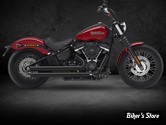 ECHAPPEMENT - KESSTECH - SOFTAIL M8 FXLR / FLSL / FXBB 18/20 - DRAGS 2-2 EXHAUST / EMBOUT : SHORT - NOIR