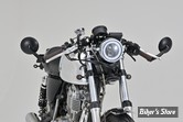 RETRO DAYTONA -  RETROVISEUR DAYTONA - TYPE 9 - POUR GUIDON DE Ø 22.00MM / 7/8" OU 25.40MM / 1" - NOIR - LONG - 89813 - LA PAIRE