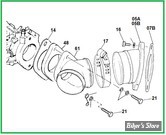  PIECE N° 00 - ECLATE DES PIECES DE PIPE D'ADMISSION - BIGTWIN 1984 / 1989