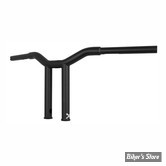 - 32MM - 1 1/4" - DOMINATOR STRAIGHT 1-1/4" T-BAR - HAUTEUR : 10" - NOIR MAT