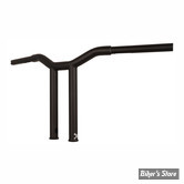 - 32MM - 1 1/4" - DOMINATOR STRAIGHT 1-1/4" T-BAR - HAUTEUR : 12" - NOIR MAT