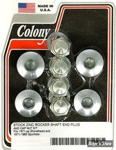ECLATE F - PIECE N° 05B - Kit Vis et Ecrous de culbuteurs - Shovel 71/84 - Sportster 71/85 - OEM 17448-71 / A - BUTTONHEAD - ZINC - 8225-8