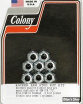 ECLATE F - PIECE N° 06 - ECROUS FREIN - FLEX NUT PANHEAD ROCKER STUDS - OEM  7727 - LES 8 PIECES