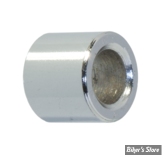 ENTRETOISE - ALESAGE INTERNE : 1/4" - DIAMETRE EXTERNE : 16MM - LONGUEUR : 12.70MM / 1/2" - CHROME - LA PIECE