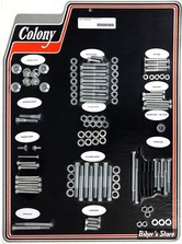- KIT VISSERIE MOTEUR - SPORTSTER 71/73 XL - ZINC - 8319 CAD