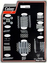 - KIT VISSERIE MOTEUR - SPORTSTER 74/76 - COLONY - ZINC - 8320 CAD