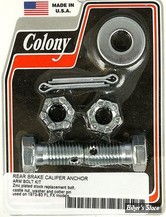 ECLATE G - PIECE N° 01 / 04 / 14 / 17  - KIT BOULONNERIE POUR PATTE D'ANCRAGE DE FREIN - OEM 41734-73 / 7843 / 6718 / 520W - ZINC - 9107-8