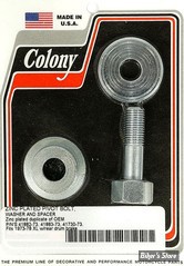 ECLATE H - PIECE N° 26 - KIT D'ANCRAGE - BRAKE ANCHOR PIVOT BOLT KIT - SPORTSTER 73/78 - COLONY - ZINC - 8937-3