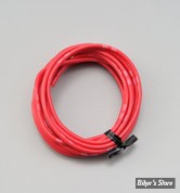 FIL ELECTRIQUE 0.50MM /  COULEUR : ROUGE - LES 2 METRES