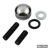 Vis de selle - SEAT THUMB SCREW KIT 1/4-28. NO TAB COVER - 1/4-28 - CHROME