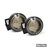 ECLATE K - PIECE N° 07 - AR / 1 FONCTION - CLIGNOTANTS ARRIERE LED - FL 86UP - SIMPLE FONCTIONS - MCS - CORPS : NOIR BRILLANT / CABOCHON : FUME