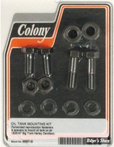 KIT DE FIXATION DE RESERVOIR - BIG TWIN 36/57 - OEM 3974 / 4013 / 62581-36 - COLONY - PARKERIZED