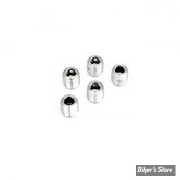 BOUCHON NPT - FILETAGE : 1/16-27 (7,6 MM) - GARDNER WESCOTT - CHROME - LES 5 PIÈCES
