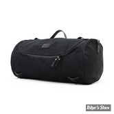 SAC - LONGRIDE - ROLLER BAG - ROLL BAG WAXED COTTON WIDE - 32 litres - NOIR WAX