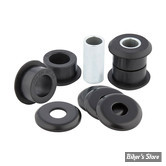 - SILENT BLOCS DE GUIDON 73/17 - ARLEN NESS - AVEC RONDELLES ET ENTRETOISES NOIR - OEM 56158-73 / 53156-86 - 56153-73 / 56159-73 - 520-100