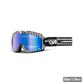  LUNETTES MOTO - 100% - THE BARSTOW - DEATH SPRAY - VERRE :  BLEU MIROIR