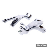 SUPPORTS POUR CONVERSION DE MARCHES-PIEDS ARRIÈRE EN REPOSE-PIEDS - SOFTAIL M8 2018UP - OEM 50501640 - CHROME