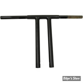 - GUIDON DRAG SPECIALTIES - BUFFALO 1 1/4" - ZERO T-BAR - 82UP / TBW - HAUTEUR : 14" - NOIR BRILLANT