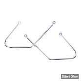 ECARTEURS DE SACOCHES - TRIUMPH THUNDERBIRD NIGHT STORM / TUNDERBIRD STORM - HIGHWAY HAWK - SADDLEBAG SUPPORT KIT - CHROME