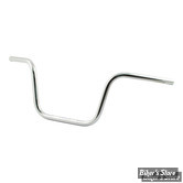 GUIDON APEHANGER - FEHLING APEHANGER - HAUTEUR : 10.5" / 27CM - AVEC EMPREINTES / 3 TROUS - CHROME - c55-252