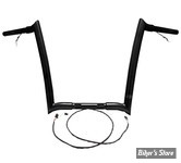 GUIDON PRE-CABLE - PAUL YAFFE Pre-Wired Monkey Bar Handlebar 32mm - FLTRX/S 15UP / FLTRU 16UP - HAUTEUR : 30.50 CM - NOIR