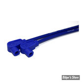 Ø  8.0MM - FILS DE BOUGIES UNIVERSEL - TAYLOR / SUMAX - 8.00MM SPIRO-PRO UNIVERSAL SPARK PLUG WIRE SET - ANGLE : 90° - COULEUR : BLEU - LONGEUR : 24" - 76681