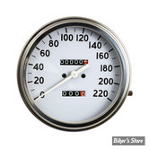 ECLATE A1 - PIECE N° 23 - 2:1 - COMPTEUR - FAT BOB - RAPPORT : 2:1 - EN KM/H - 36/40 - WHITE FACE PLATE