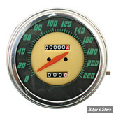 ECLATE A1 - PIECE N° 18 - COMPTEUR - FAT BOB - RAPPORT : 1:1 - EN KM/H - 48/61 FACE PANHEAD - STEWART-WARNER 