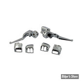ECLATE L - PIECE N° 01 - COMMANDES DE GUIDON - SPORTSTER 07/13 - SIMPLE DISQUE - 1/2" - MCS - CHROME