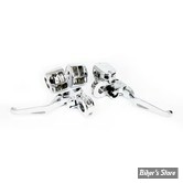 ECLATE L - PIECE N° 01 - COMMANDES DE GUIDON - SPORTSTER 07/13 - SIMPLE DISQUE - 1/2" - MCS - CHROME