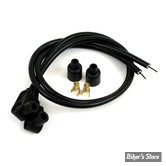 Ø  8.0MM - FILS DE BOUGIES UNIVERSEL - TAYLOR / SUMAX - 8.00MM SPIRO-PRO UNIVERSAL SPARK PLUG WIRE SET - ANGLE : 90° - COULEUR : NOIR - LONGEUR : 24" - 76081