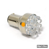 AMPOULE DE FEU ARRIERE / CLIGNOTANT - 12V - CULOT : BAY15D - OEM 1157 - LED ORANGE- Double filament