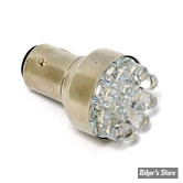 AMPOULE DE FEU ARRIERE / CLIGNOTANT - 12V - CULOT : BAY15D - OEM 1157 - LED blanche - Double filament