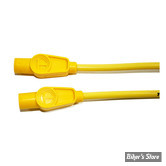Ø  8.0MM - FILS DE BOUGIES UNIVERSEL - TAYLOR / SUMAX - 8.00MM SPIRO-PRO UNIVERSAL SPARK PLUG WIRE SET - ANGLE : 180° - COULEUR : JAUNE - LONGUEUR : 24" 