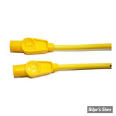 FILS DE BOUGIES UNIVERSEL - TAYLOR / SUMAX 8MM - SPIRO PRO CORE - JAUNE - 180° - 76485