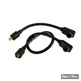 FILS DE BOUGIES -  TAYLOR / SUMAX - SOFTAIL 84/99 / FL, FX 65/86 / DYNA 91/98 / SPORTSTER 71/85 - PRO WIRE - NOIR - 77031