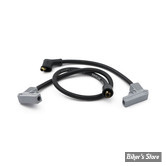 FILS DE BOUGIES - SPORTSTER 86/03 / FLH 80/98 - TAYLOR / SUMAX - 9MM FIRE POWER - 97133