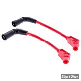 FILS DE BOUGIES - TAYLOR / SUMAX - SOFTAIL ROCKER 08/11 / FXSB 13/16 / FXS 11/13 - WIRE POWER - ROUGE - 20235