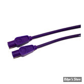 FILS DE BOUGIES - SPORTSTER 07UP / TOURING 99/06 - TAYLOR / SUMAX - 8MM PRO SPARK PLUG WIRE KIT - VIOLET