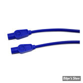 FILS DE BOUGIES - TAYLOR / SUMAX - SPORSTER 04/06 / TOURING 99/08 -TAYLOR 8MM PRO SPARK PLUG WIRE KIT - BLEU