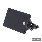 - FRANCE - PLAQUE LATERALE - SPORTSTER RH1250 S 21UP - CULT WERK - PAYS : FRANCE - 210MM X 130MM - NOIR 