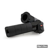 GUIDON DE 25,40MM - POIGNEES CHAUFFANTES - HD 96/22 - KOSO - TITAN-X HEATED GRIP SET - NOIR - AX068K10