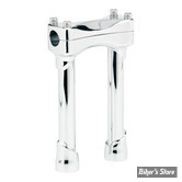 RISERS BILTWELL - HAUTEUR : 205MM - RISERS ET POTENCE - BILTWELL - MURDOCK - HAUTEUR : 8" - CHROME - MR-008-HD-CP