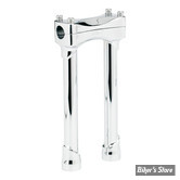 RISERS BILTWELL - HAUTEUR : 254MM - RISERS ET POTENCE - BILTWELL - MURDOCK - HAUTEUR :10" - CHROME - MR-010-HD-CP