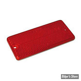 REFLECTEUR / CATADIOPTRE - 90 MM X 40 MM - B-SEEN - RECTANGLE - ROUGE